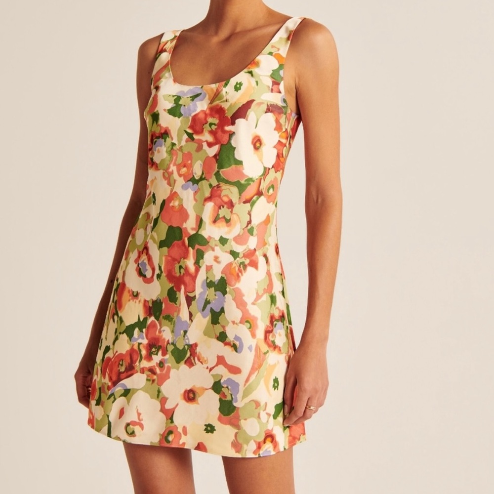 Satin slip dress